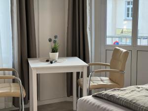 Χώρος καθιστικού στο Pension Kaditz