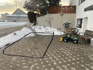 Magnifique studio dans une villa v zimě