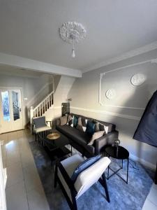 Χώρος καθιστικού στο Cosy townhouse in central Dublin
