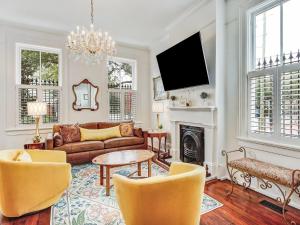 Posezení v ubytování Douglass House