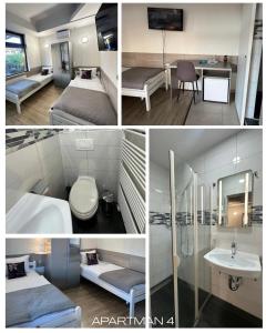 Ένα μπάνιο στο BL Apartments