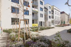 Bygningen som lejligheden ligger i