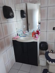 Koupelna v ubytování Casa completa aconchegante