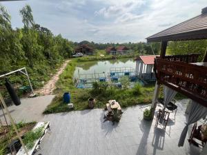 Zahrada ubytování Farmstay Red Roof Yasothon