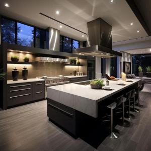 Kuchyň nebo kuchyňský kout v ubytování Copacabana house milionare