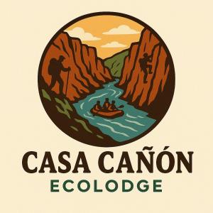 a group of people in a canoe in a river at Casa Cañón ecolodge in Los Santos