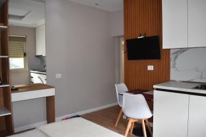 Køkken eller tekøkken på Fictus Stay