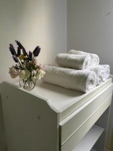 Ένα ή περισσότερα κρεβάτια σε δωμάτιο στο La Clementina 2