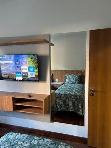 Postel nebo postele na pokoji v ubytování Apartamento em Bom Despacho-MG