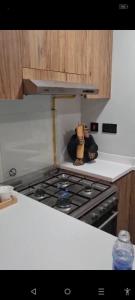 Η κουζίνα ή μικρή κουζίνα στο Luxury furnished 1BHK apartment Maria Vista