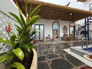 Αίθριο ή υπαίθριος χώρος στο Dốc Biển Homestay Mui Ne