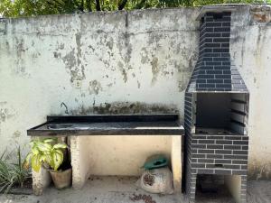 Grillfaciliteterne i feriehuset som gæsterne kan bruge