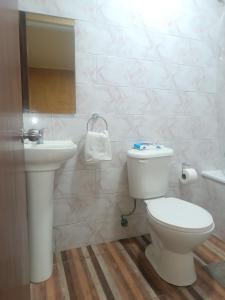 Ένα μπάνιο στο Hospedaje Angaroa a 15 min del centro