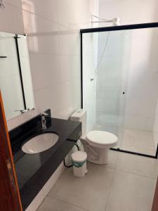 Koupelna v ubytování Rancho Del Sole + 11 fotografií