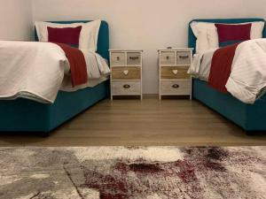 Ένα ή περισσότερα κρεβάτια σε δωμάτιο στο Apt Bordoa de Macura with Bay View