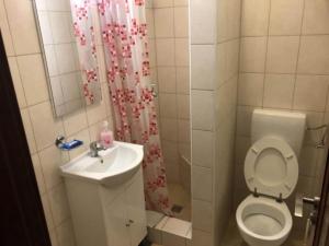 Koupelna v ubytování Apartmani Villa Borzic - One Bedroom Apt with Terarce & Sea View