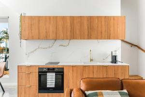 Η κουζίνα ή μικρή κουζίνα στο Little Bich Retreats