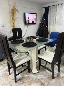 TV a/nebo společenská místnost v ubytování Casa Linda