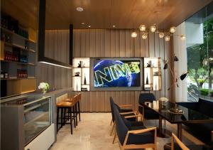 Η κουζίνα ή μικρή κουζίνα στο Echarm Hotel Jianshui Gucheng