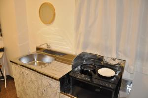 Una cocina o cocineta en GOOSESTAY Koza