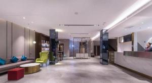 Posezení v ubytování Borrman Hotel Hezhou High Speed Railway Station Guangming Avenue