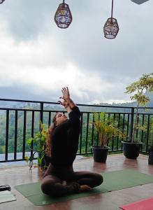 Un balcon sau o terasă la Shining Green View