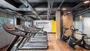 Γυμναστήριο ή/και όργανα γυμναστικής στο Hotel Meliá Ibirapuera Grandflats Suíte Master Luxo