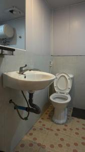 Koupelna v ubytování Umi Resort 菩提有米