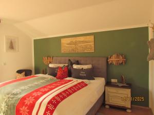 Postel nebo postele na pokoji v ubytování Haus Victoria