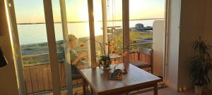 Μπαλκόνι ή βεράντα στο Strandhuset B&B