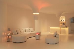 Χώρος καθιστικού στο Dali Guyue Sea View Villa