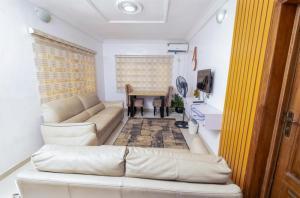 Posezení v ubytování Blueline Apartments & Suites