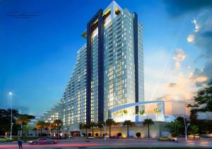 El edificio en el que está el departamento