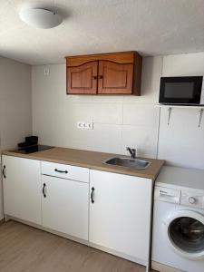 Kuchyň nebo kuchyňský kout v ubytování Estudio Cartama estación