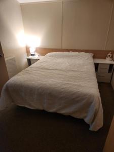 En eller flere senge i et værelse på Sam's Caravan Hire + 9 billeder