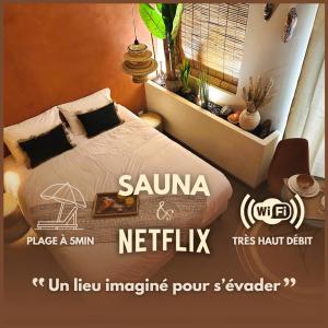 Φωτογραφία από το άλμπουμ του Le Jacaranda - Suite africaine - Sauna & Netflix σε Serignan