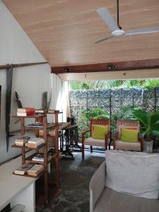 Posezení v ubytování Tripo Dhiffushi Villa