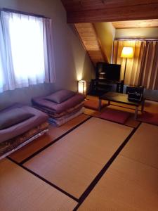 Χώρος καθιστικού στο Kurokawa Onsen Besso - Vacation STAY 14733