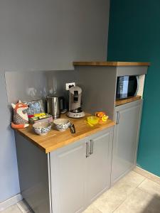 Köök või kööginurk majutusasutuses Gîte du chêne +11 fotot