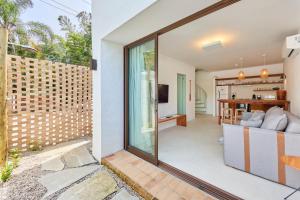 Et tv og/eller underholdning på Villa da Barra Ubatuba