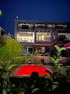 Bygningen som lejligheden ligger i