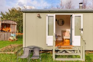 Zahrada ubytování Shepherds Hut by Leap Escapes