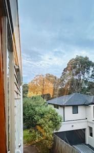 a view from a window of a building at 1B1B Private Studio near Doncaster Westfield in Doncaster