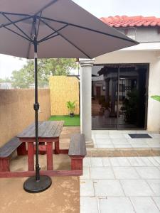 Patio nebo venkovní prostory v ubytování Hlones place