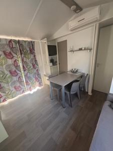 Kuchyň nebo kuchyňský kout v ubytování MOBIL HOME Jasmin 38 + 3 fotografie