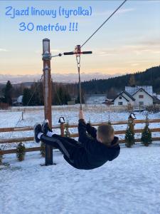 Το ORAWSKA CHATA - domek z balią pod Babią Górą τον χειμώνα