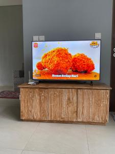 TV a/nebo společenská místnost v ubytování Villa Eismann