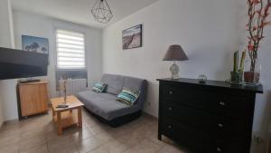 TV a/nebo společenská místnost v ubytování Magnifique Maison familiale au Mas des Vignes F4 8pers terrasse piscine parking gratuit