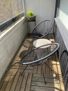 Balkón nebo terasa v ubytování Beautiful studio with balcony near Old Rauma + 5 fotografií
