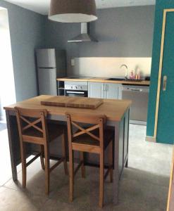 Köök või kööginurk majutusasutuses Gîte du chêne